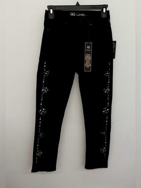 DG2 Black Pants with White Signature Waistband